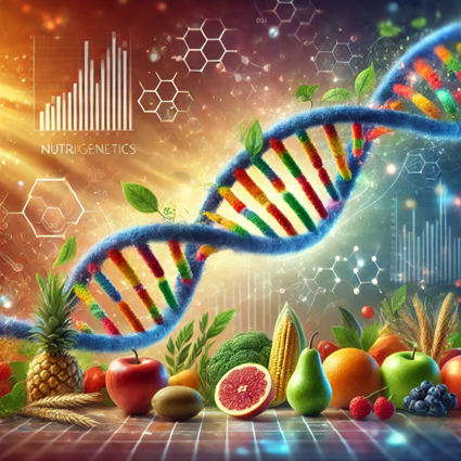 Concepto de nutrición de precisión y genética aplicada a la dieta
